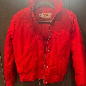 1970s Made in the USA Comfy goose down insulated puffer/ skii jacket!